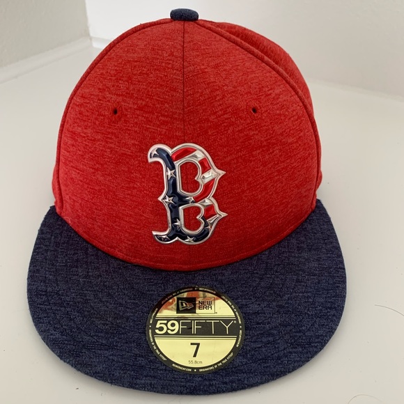 NEW ERA 59FIFTY “America” Boston Red Sox hat, size 7 55.8cm - Picture 10 of 12